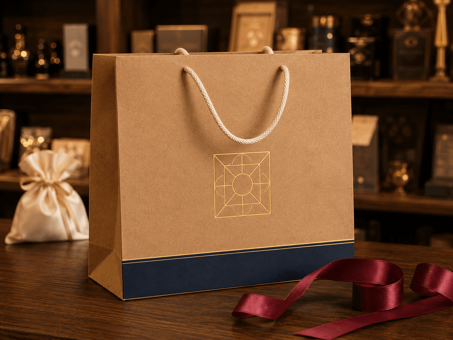 Sacs kraft personnalisés